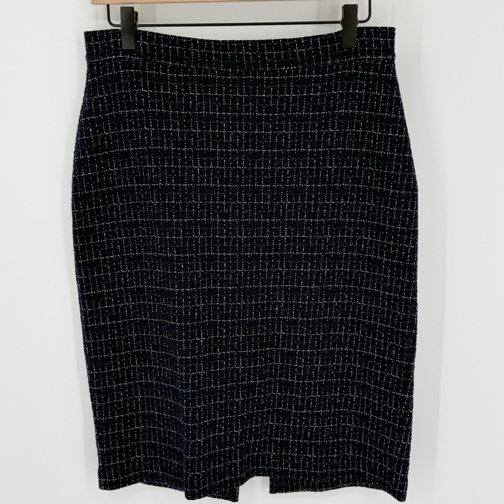 Maeve Blue Full Zip Skirt Women’s Size Small